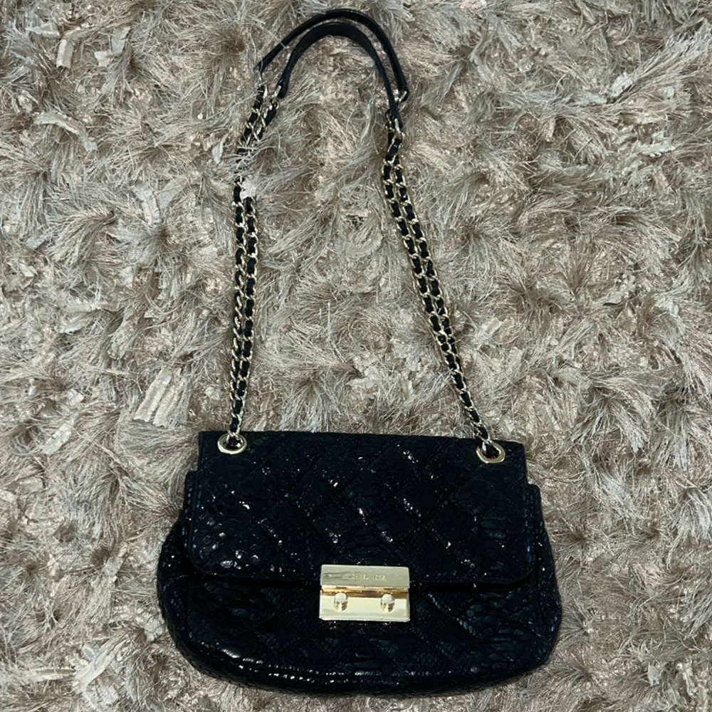 Michael Kors Black Quilted Handbag